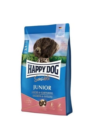 Happy Dog Somonlu Ve Patatesli Hassas Genç Köpek Kuru Maması 10 Kg