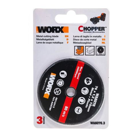 WORX WA6076.3 WX801 İçin 76x10mm 3 Adet Metal ve PVC Kesme Taşı