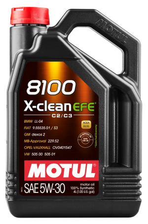 MOTUL 8100 X-CLEAN EFE 5W-30 4LT TAM SENTETİK MOTOR YAĞI