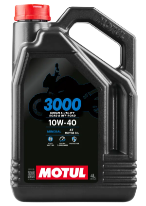 MOTUL 3000 10W-40 4T MOTOSİKLET YAĞI 4LT