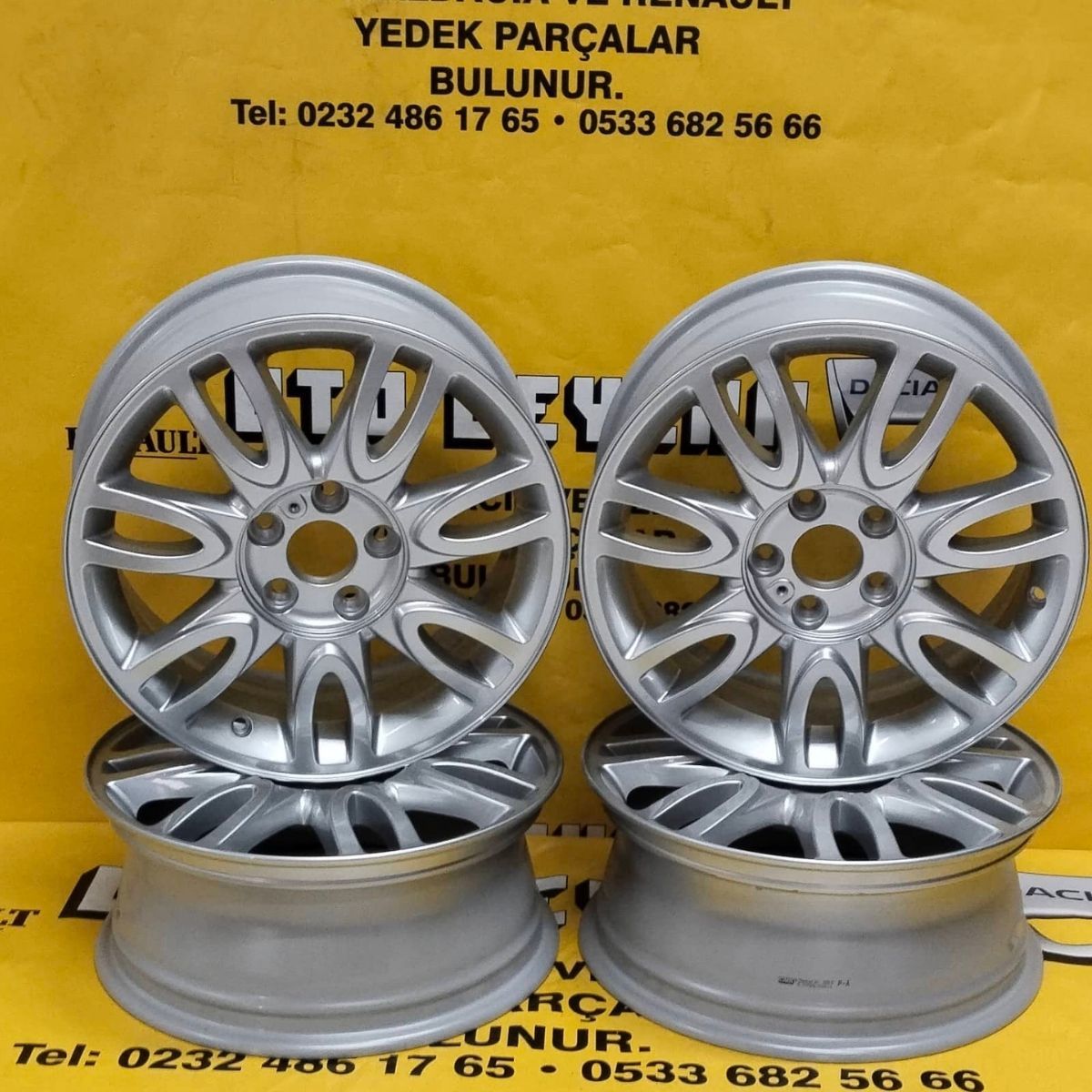 8200370423 Laguna II 16 İNÇ 5 Bijon sıfır jant (TAKIM)