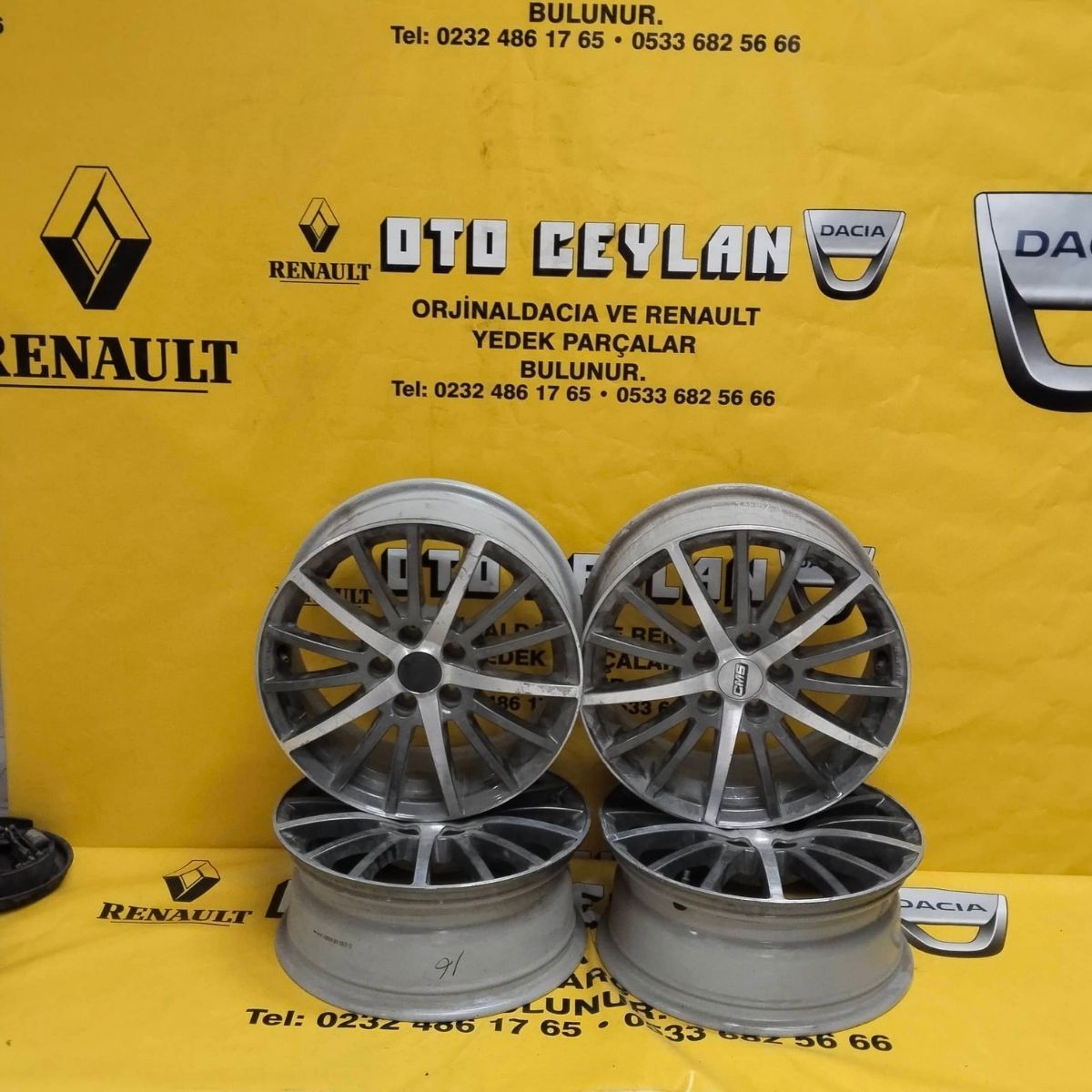 CMS 16 İnç 5 Bijon sıfır jant  (Takım)