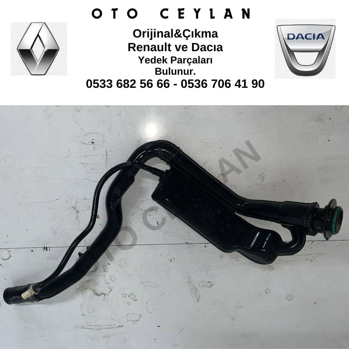 8200906549 Clio 2 Yakıt Dolum Borusu Çıkma Orjinal