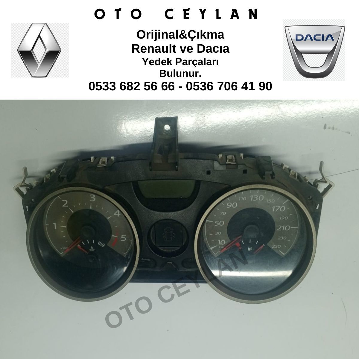 8200408787 Megane 2 Gösterge Paneli Orijinal Çıkma