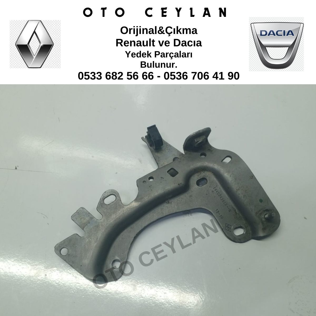 144C24285R Clio 5 Motor Bölmesi Parçası Orijinal Çıkma