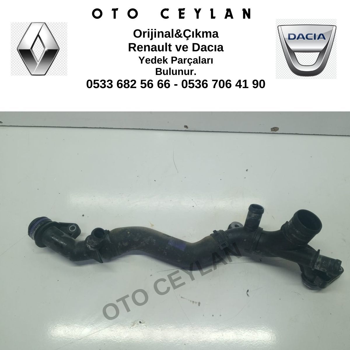 210473278R Duster Captur 2  1.3 Tce Soğutma Borusu Orijinal Çıkma