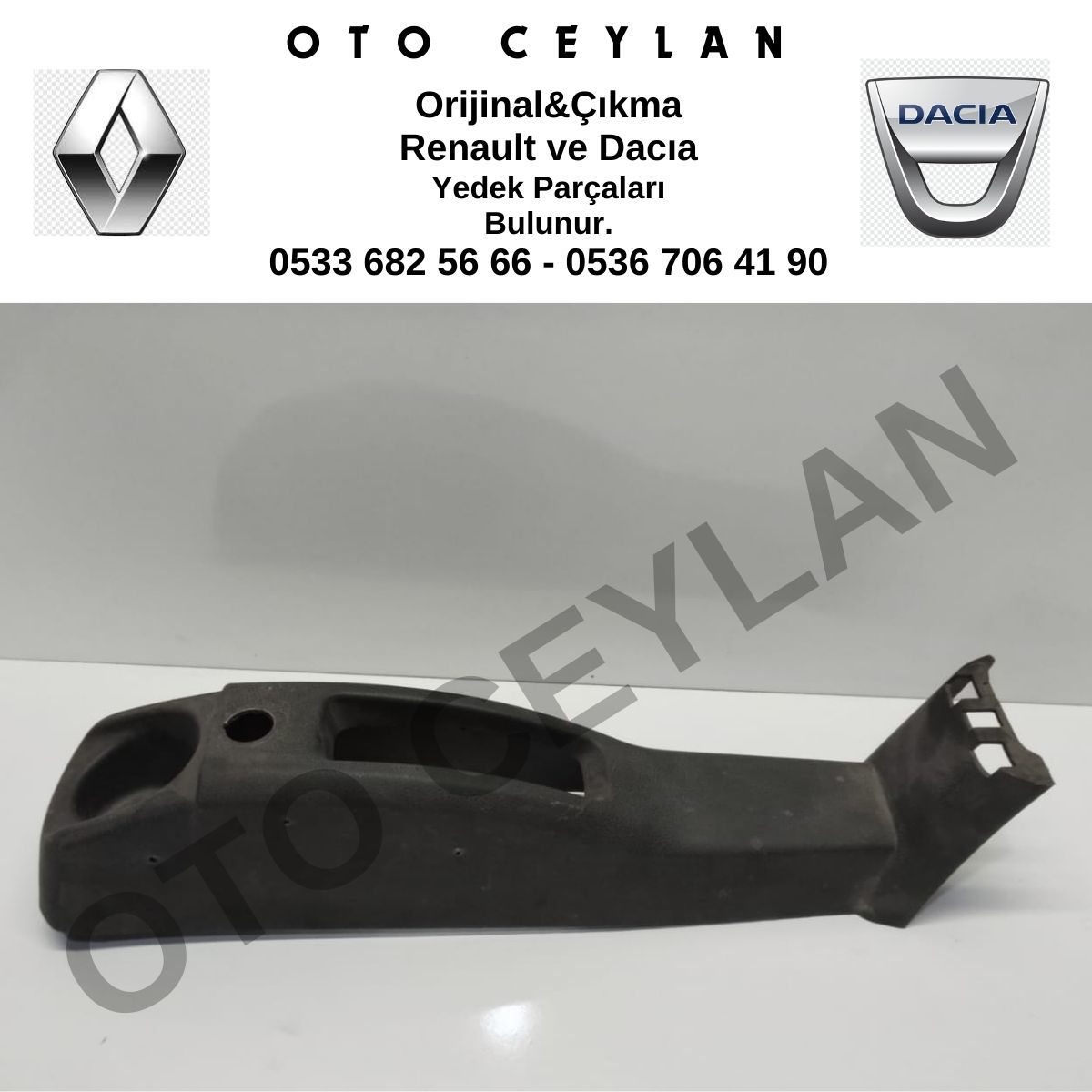 363156051R Dacia Lodgy Vites Kontrol Plastiği Çıkma Orijinal