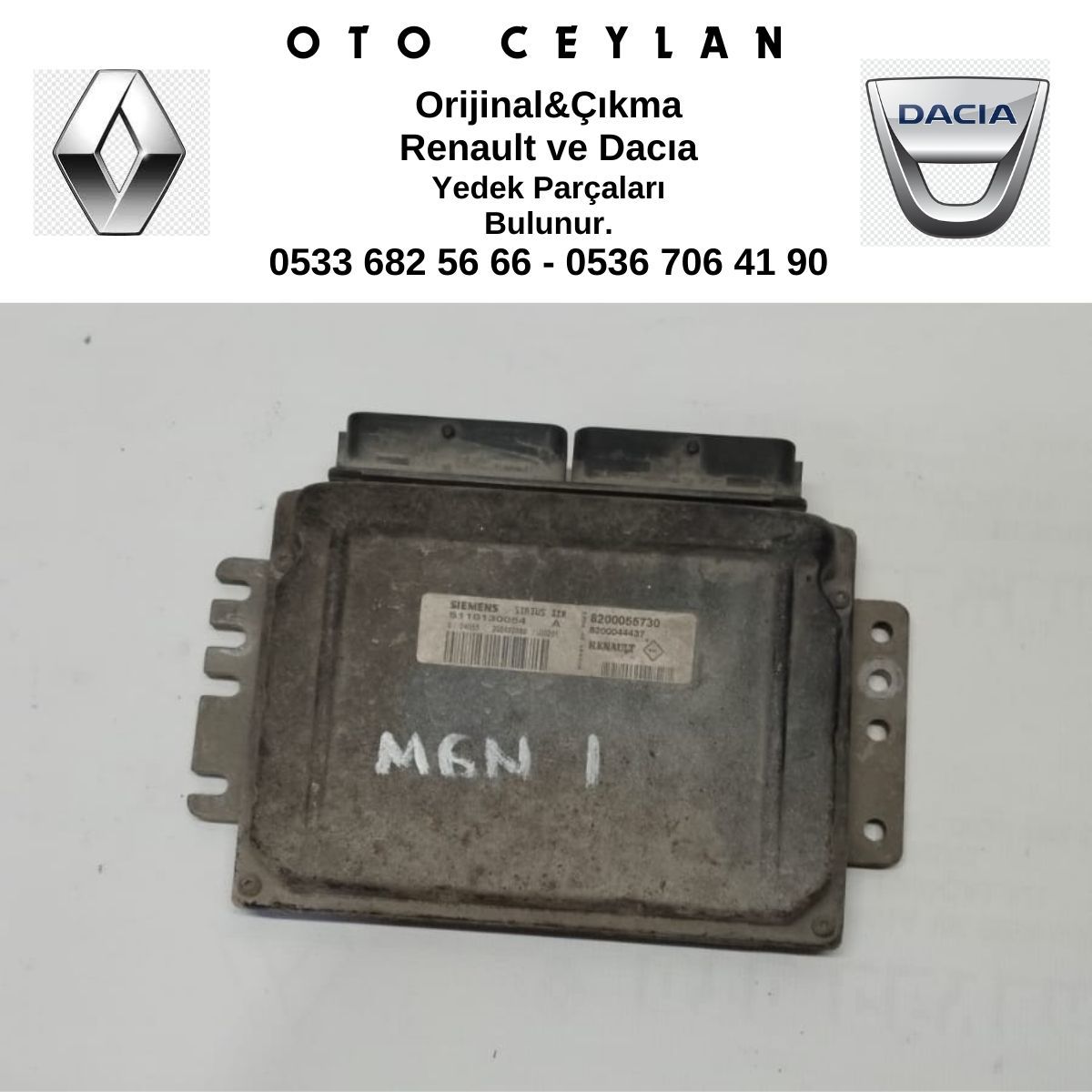 8200055730 Megan Motor Beyni Çıkma