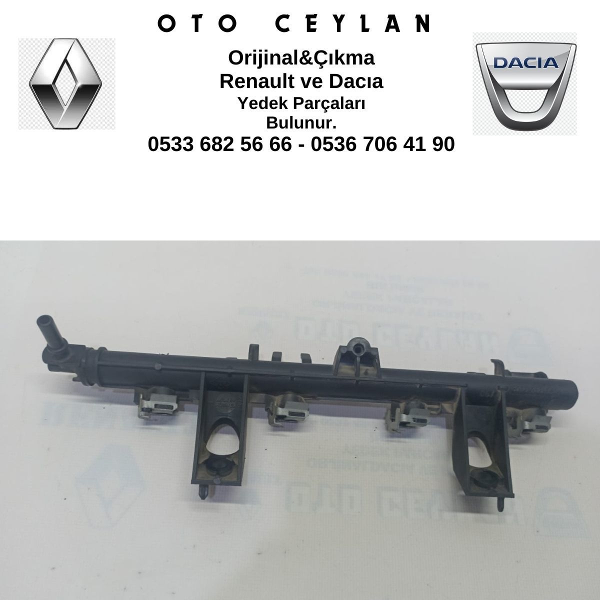 8200286064 Clio 3 1.2 Motor Enjektör Rampası Orjinal Çıkma