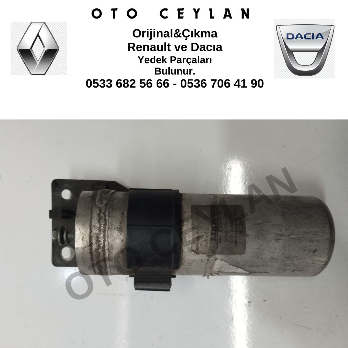 7700436195 Clio 2 Megane 1 Scenic 1 Drier Klima Tüpü Orijinal Çıkma