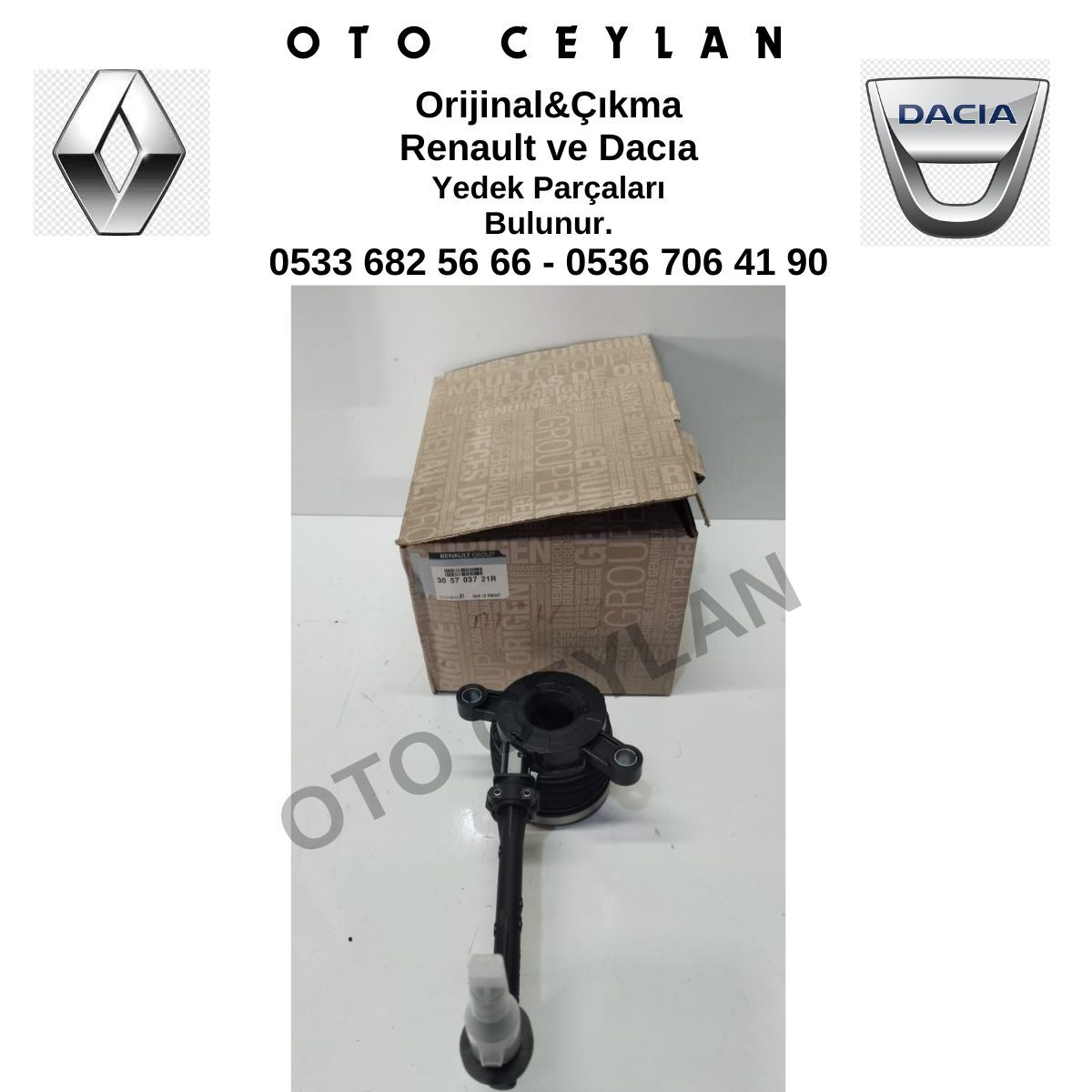 305703721R Megane 3 Fluence Hidrolik Debriyaj Rulmanı Sıfır Orijinal