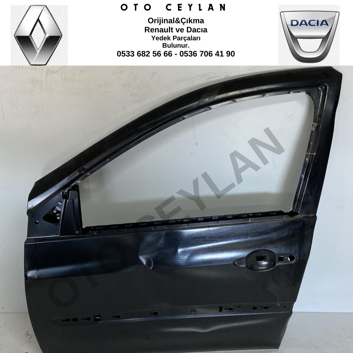 7751479112 Clio 3 Sol Ön Kapı Sıfır Orjinal