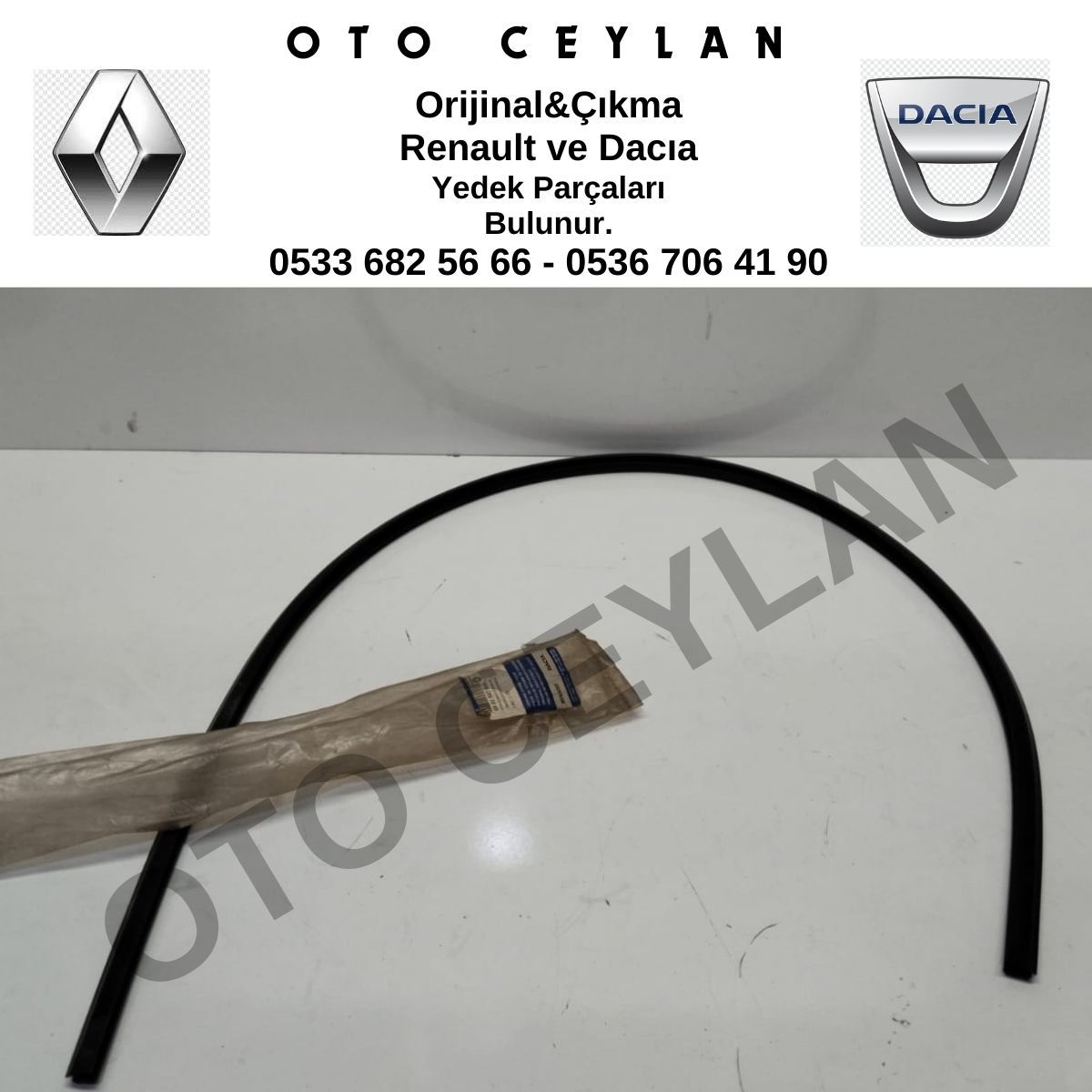 6001547000 Dacia Logan Ön Cam Üst Fitili Sıfır Orijinal