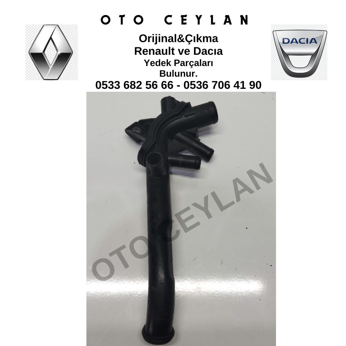 8200557908 Megane 2 Devirdaim Su Hortumu 1.5 Dci Orijinal Çıkma