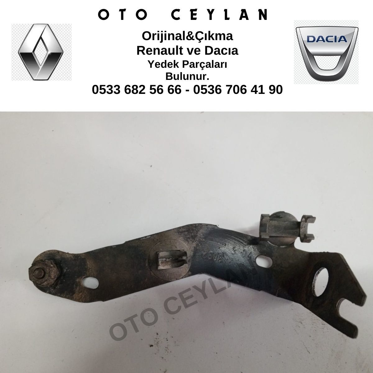 8200243092 Megane 2 Beşik Tesb Sağ Parça Orijinal Çıkma