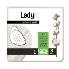 LADYFIT PAMUK PED STD NORMAL 8X24