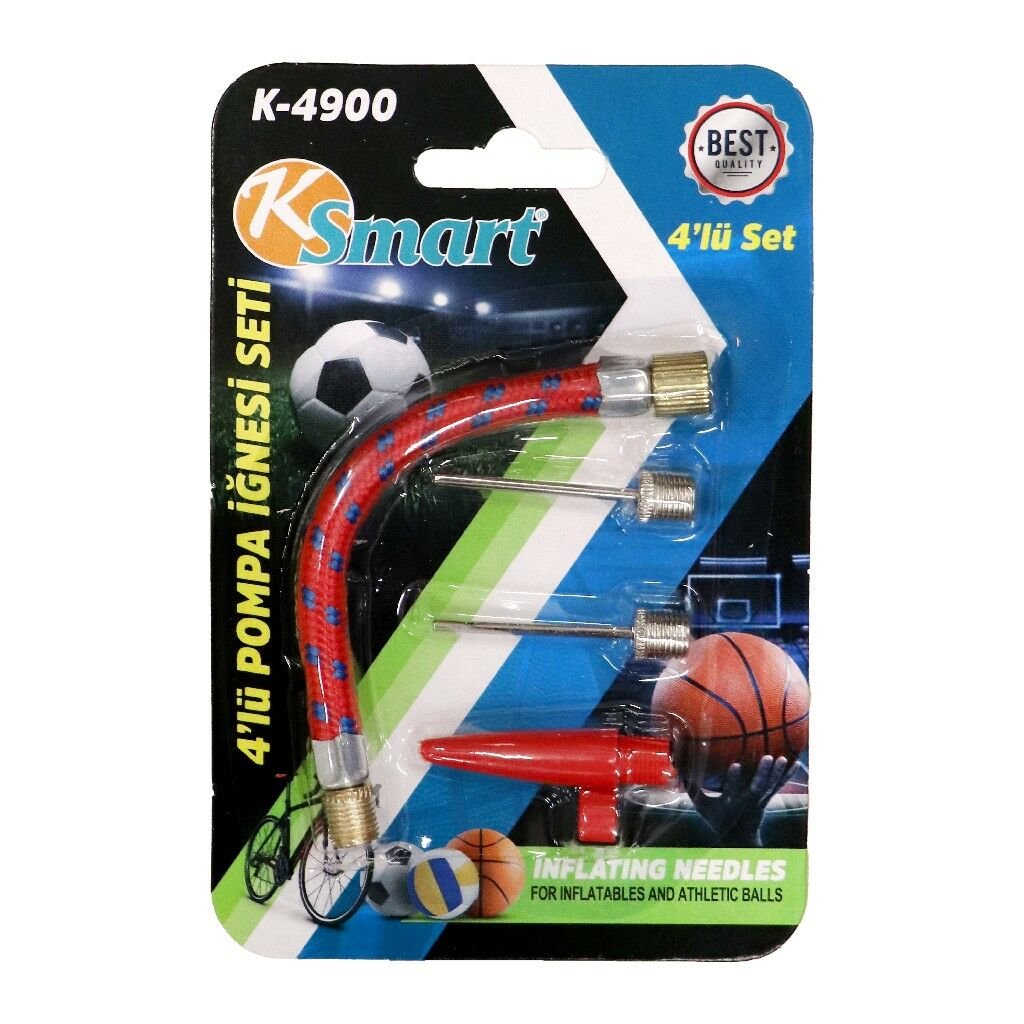 KSMART POMPA İĞNESİ SETİ 4LÜ K-4900