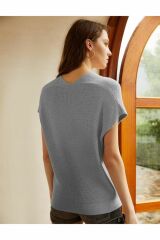 Zamia V Yaka Triko T-shirt