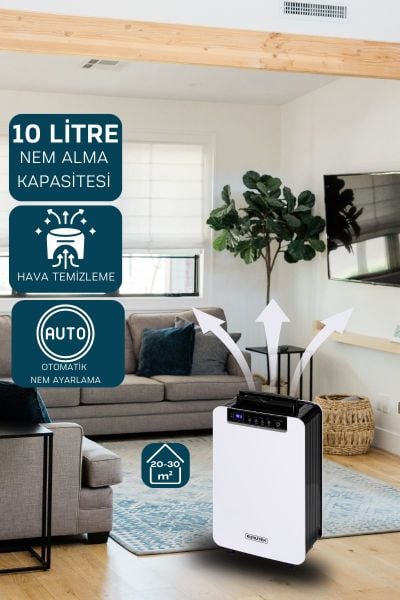 KT10-A Nem Alma ve Hava Temizleme Cihazı