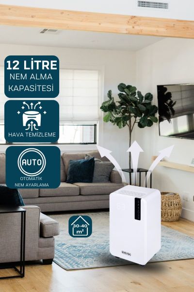 KT12-I Nem Alma ve Hava Temizleme Cihazı
