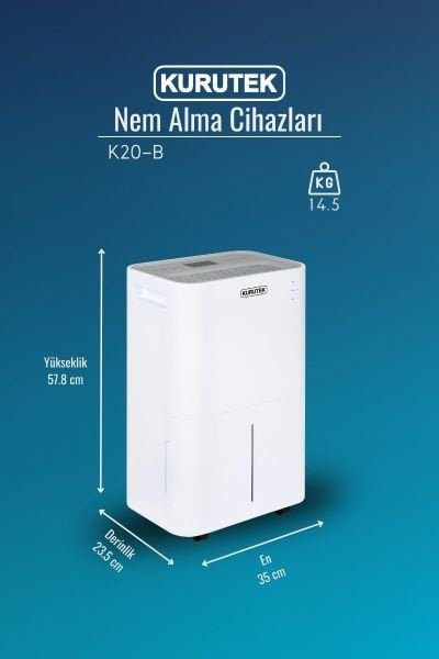 KT20-B Nem Alma ve Hava Temizleme Cihazı Standart Garanti