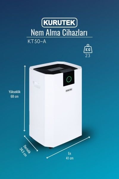 KT50-A Nem Alma ve Hava Temizleme Cihazı Alınan Ürüne Ek 2 Yıl Garanti Sunan Paket