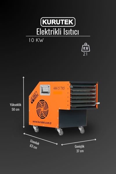 10 KW Elektrikli Isımak Isıtıcı
