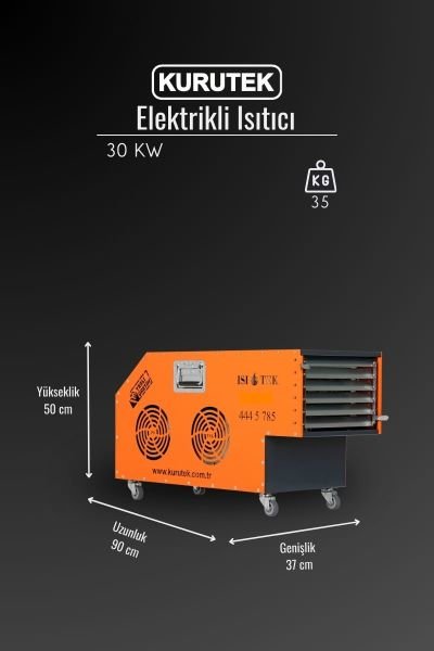 30 KW Elektrikli Isımak Isıtıcı