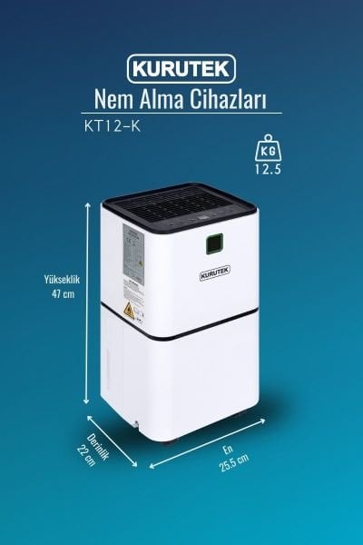 KT12-K Nem Alma ve Hava Temizleme Cihazı Alınan ürüne ek 1 yıl garanti sunan paket