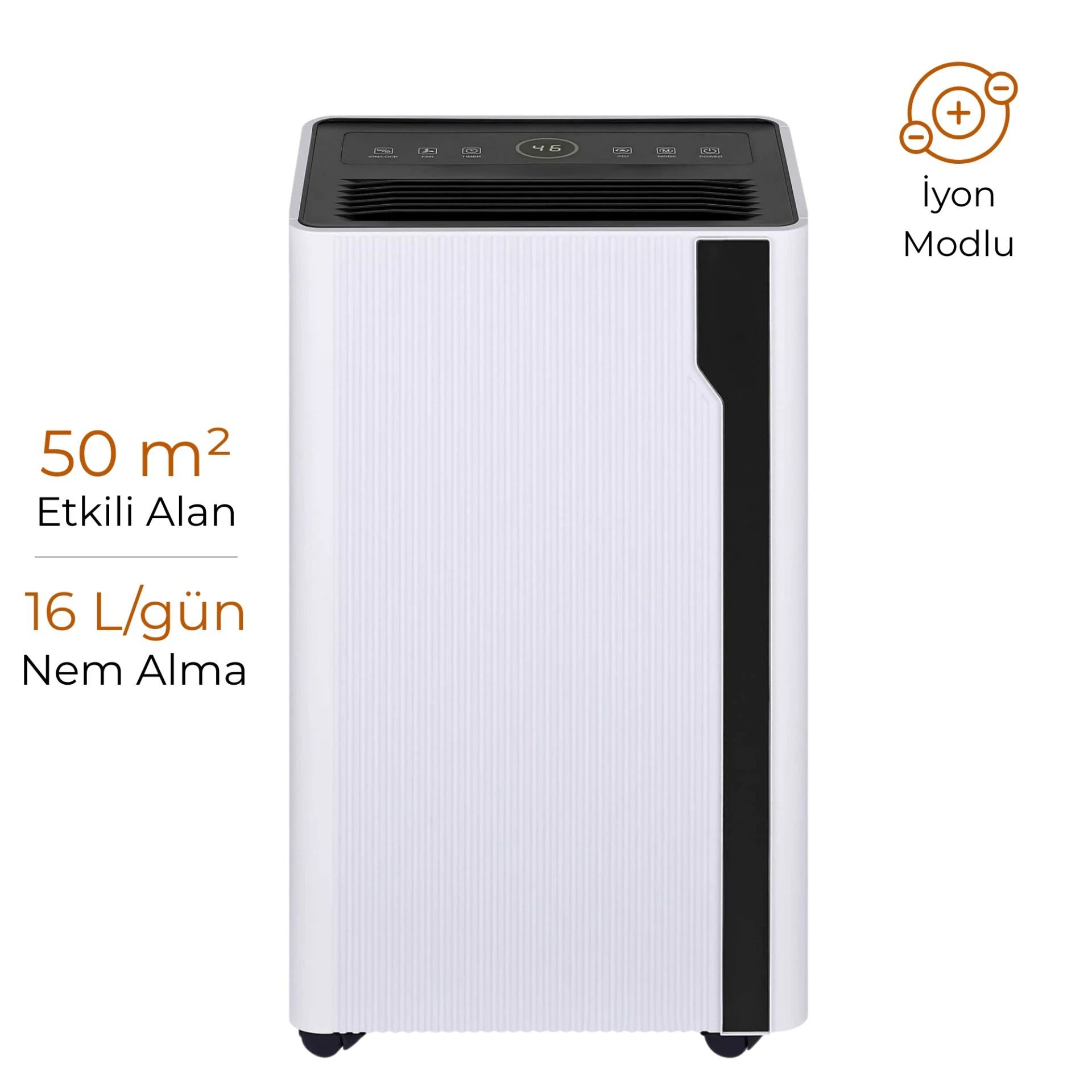KT16-A Ev Tipi Nem Alma ve Hava Temizleme Cihazı Alınan Ürüne Ek 1 yıl Garanti Sunan Paket