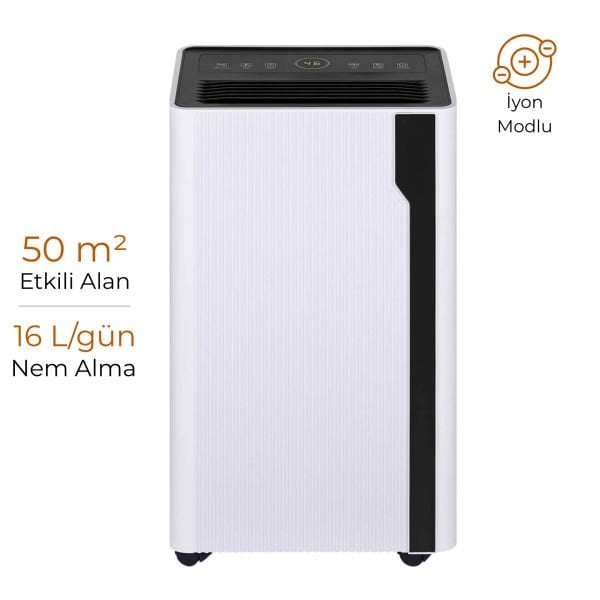 KT16-A Ev Tipi Nem Alma ve Hava Temizleme Cihazı Standart Garanti