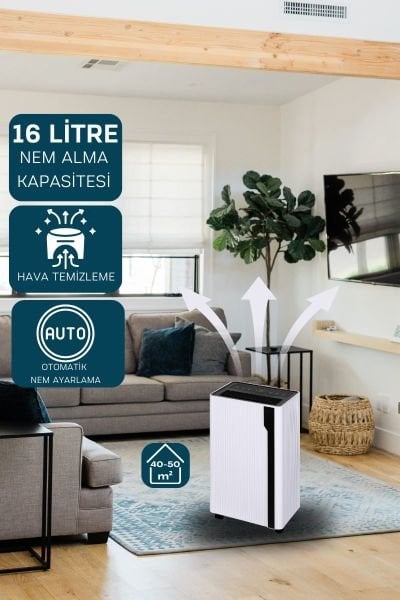 KT16-A Ev Tipi Nem Alma & Hava Temizleme Cihazı