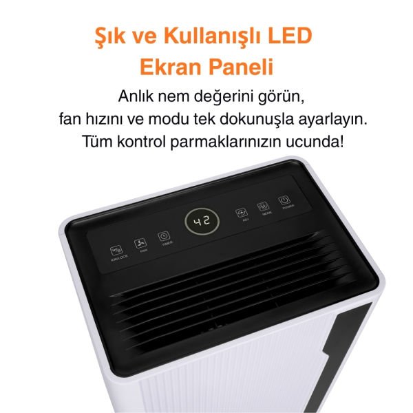 KT16-A Ev Tipi Nem Alma & Hava Temizleme Cihazı Standart Garanti