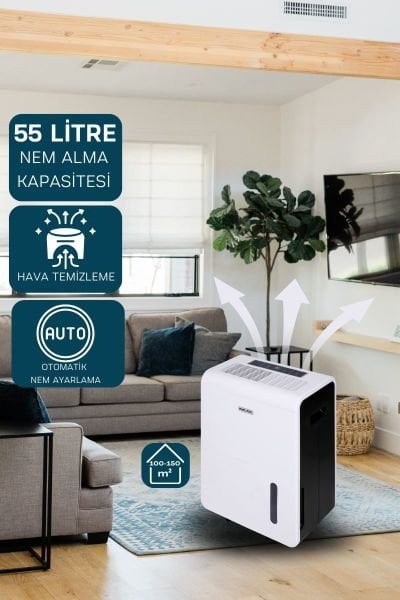 KT55-A Nem Alma ve Hava Temizleme Cihazı Standart Garanti