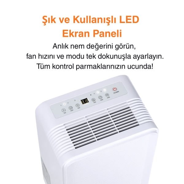 KT12-C Nem Alma ve Hava Temizleme Cihazı