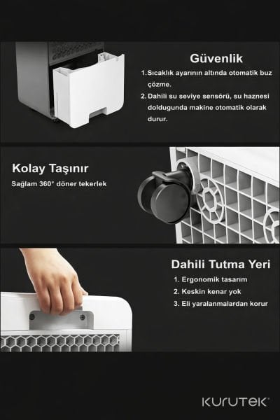 KT12-C Nem Alma ve Hava Temizleme Cihazı Alınan ürüne ek 1 yıl garanti sunan paket