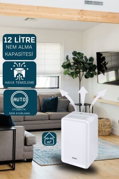 KT12-C Nem Alma ve Hava Temizleme Cihazı