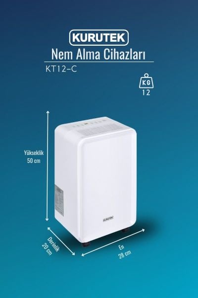 KT12-C Nem Alma ve Hava Temizleme Cihazı Alınan ürüne ek 1 yıl garanti sunan paket