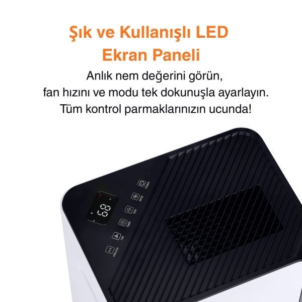 KT20-E Ev Tipi Nem Alma ve Hava Temizleme Cihazı Alınan ürüne ek 1 yıl garanti sunan paket