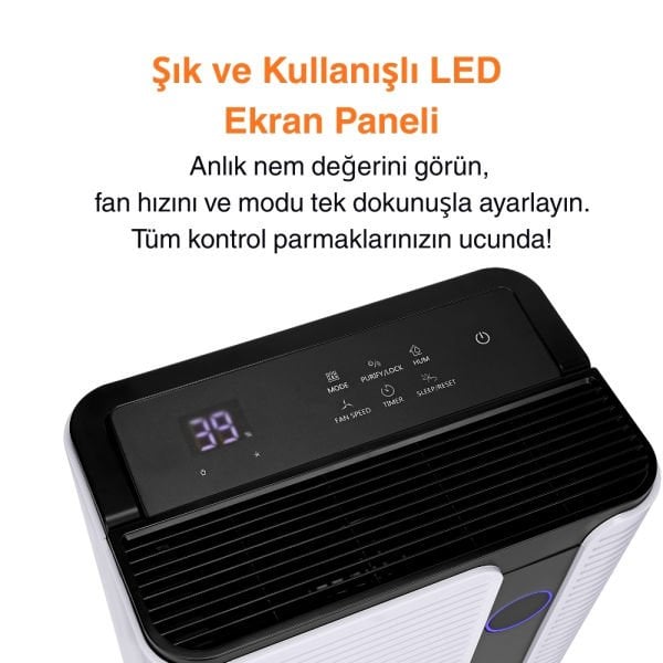 KT24-B Ev Tipi Nem Alma ve Hava Temizleme Cihazı Alınan ürüne ek 1 yıl garanti sunan paket