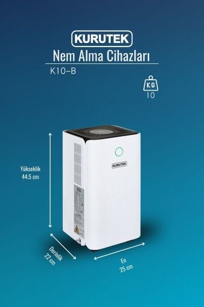 KT10-B Nem Alma ve Hava Temizleme Cihazı Standart Garanti