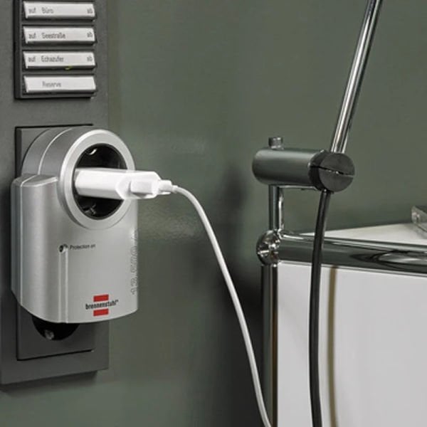 Gri Brennenstuhl Akım Koruma Prizi (16A, 13.500A)