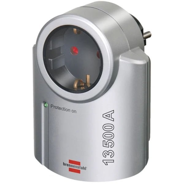 Gri Brennenstuhl Akım Koruma Prizi (16A, 13.500A)