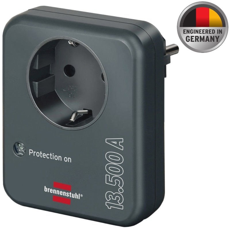 Siyah Brennenstuhl 230V 16A Akım Korumalı Priz – 13.500A Koruma Gücüyle Üstün Güvenlik