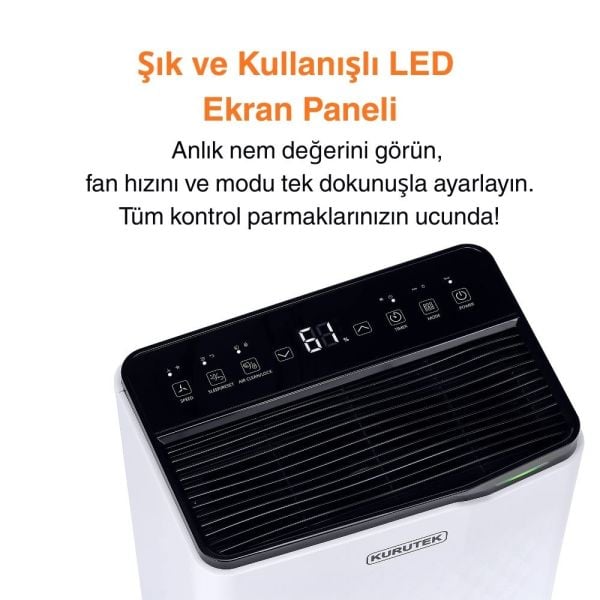 KT20-F Ev Tipi Nem Alma ve Hava Temizleme Cihazı Alınan Ürüne Ek 2 Yıl Garanti Sunan Paket