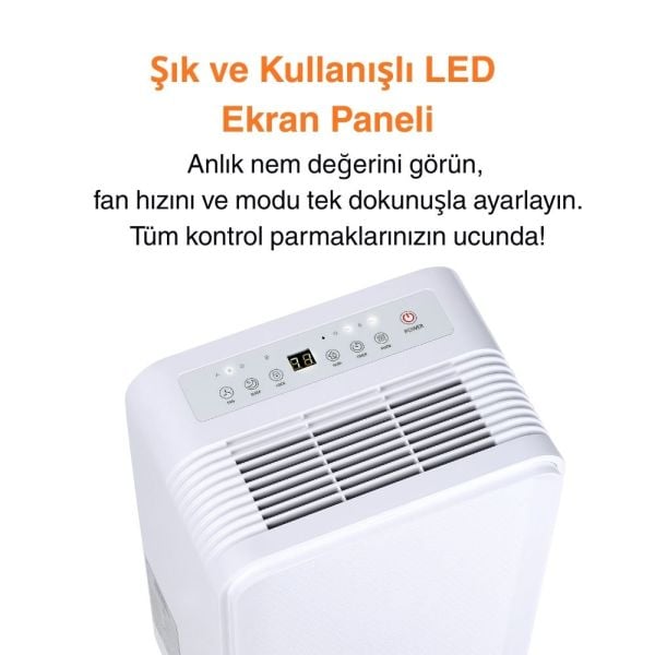 Outlet Kampanyası! KT12-C Nem Alma ve Hava Temizleme Cihazı