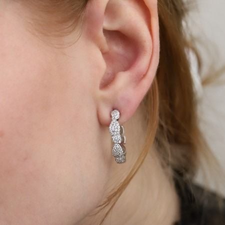 Crater Stone Earrings