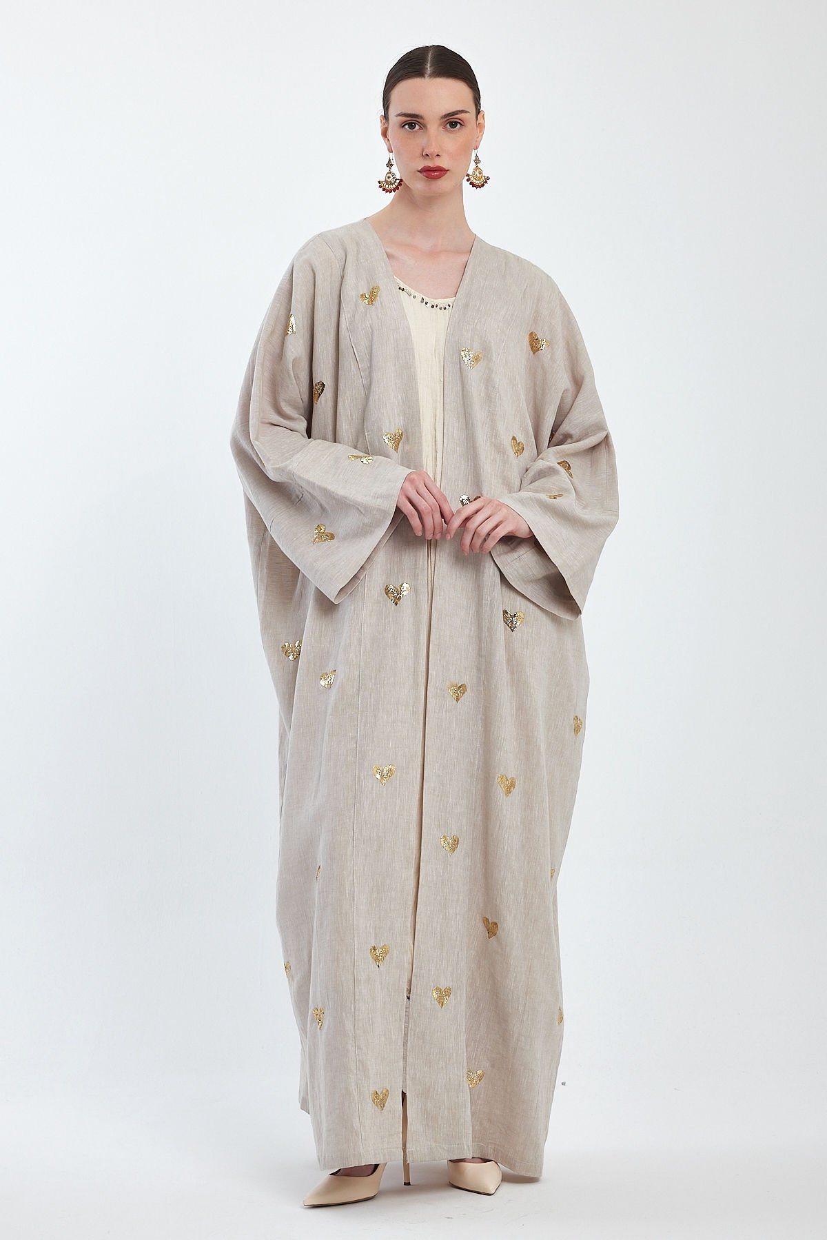Tel Sarma Özel Tasarım Abaya