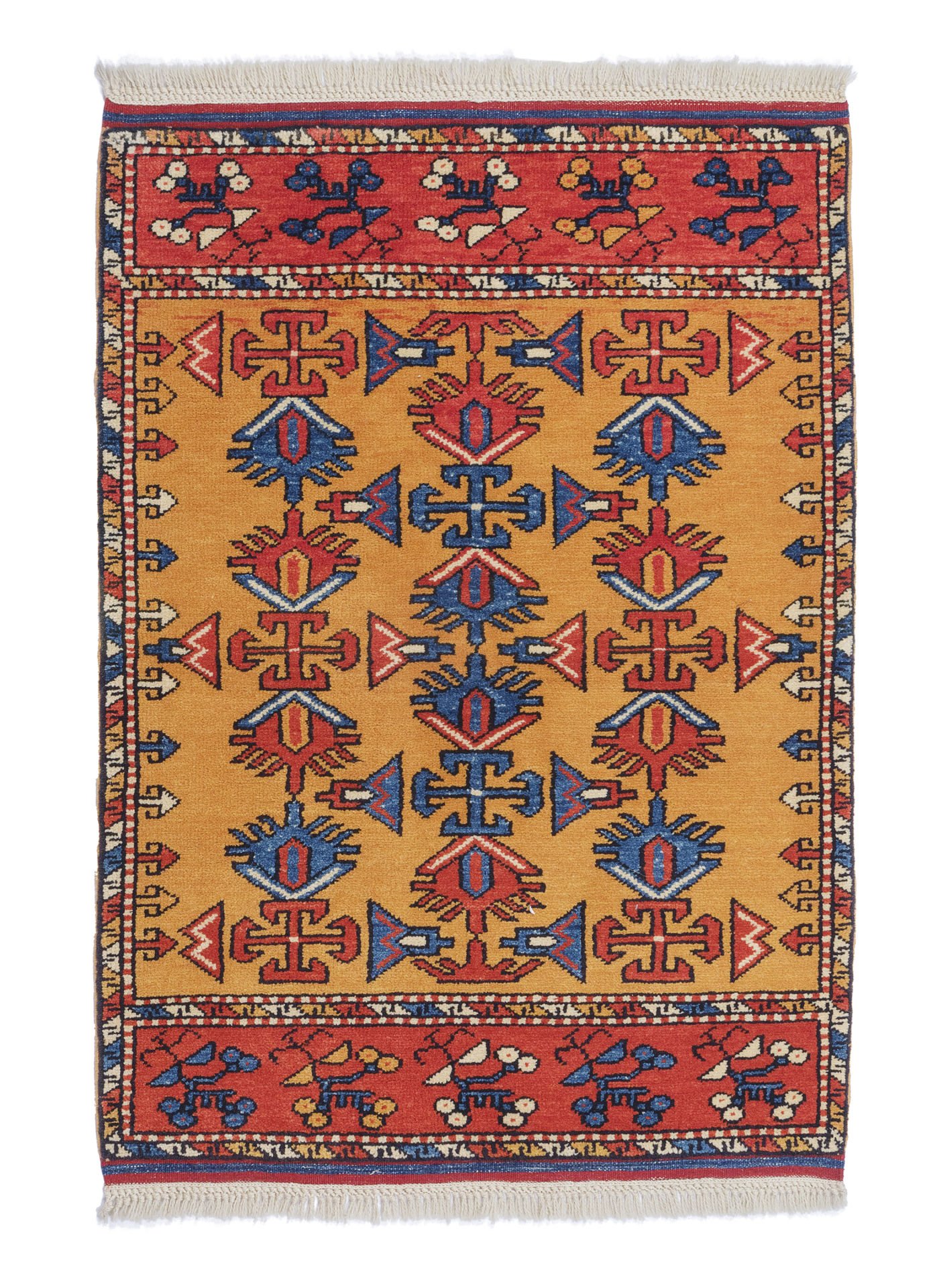 New Antique Patterned Anatolian Carpet