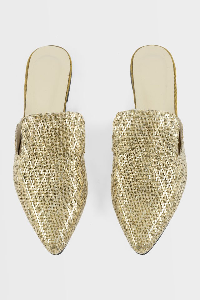 Special Design Silk Hand-Woven Slippers